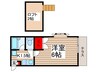 エミナンス６ 1Kの間取り