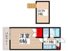 エミナンス６ 1Kの間取り