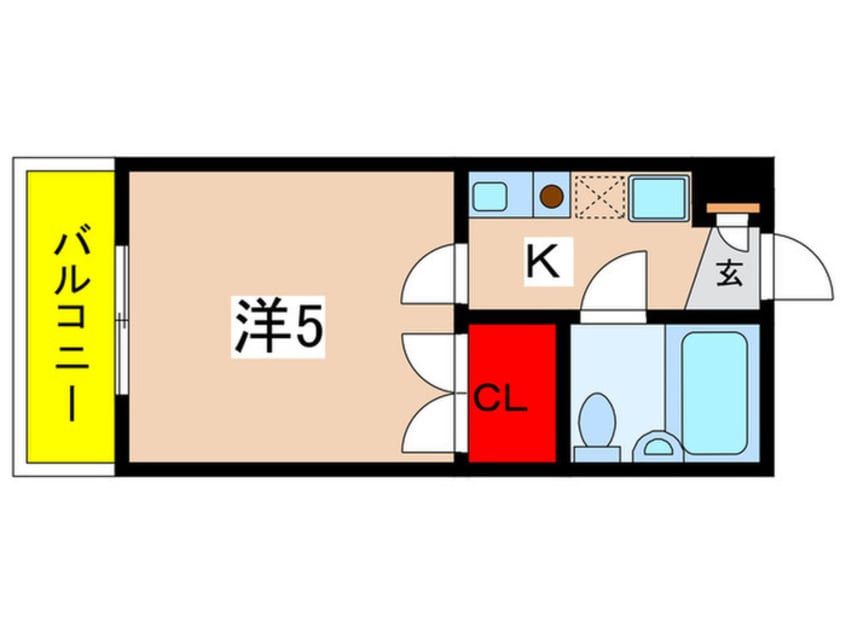 間取図 ドミ－ル　トモマツ