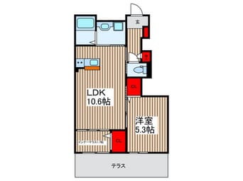 間取図 ウエストリーフⅡ