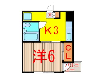 間取図 シャトレ－ヌ常盤台