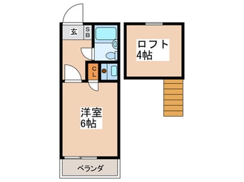 間取図 サンロ－ズ三鷹台Ａ棟