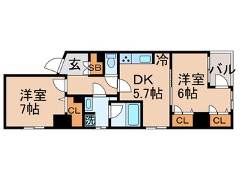 間取図 レヴィーナ東京八重洲通り(202)