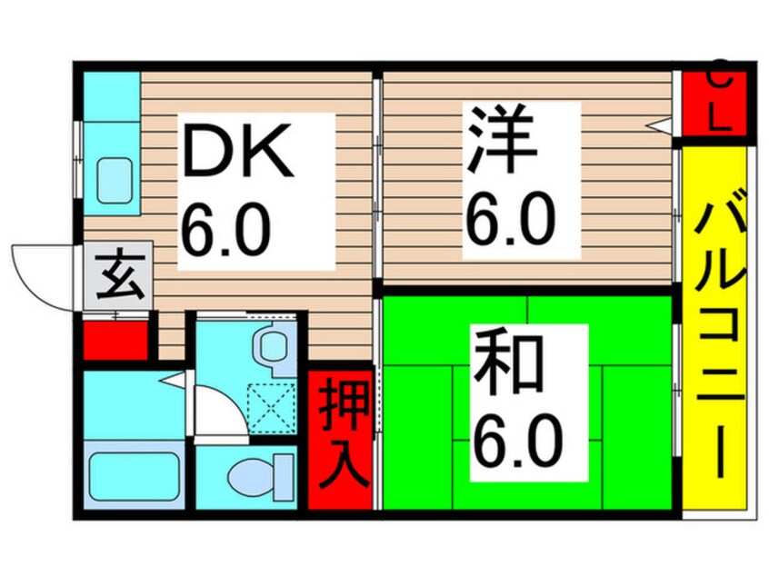 間取図 カーサ・ヒコⅡ号棟