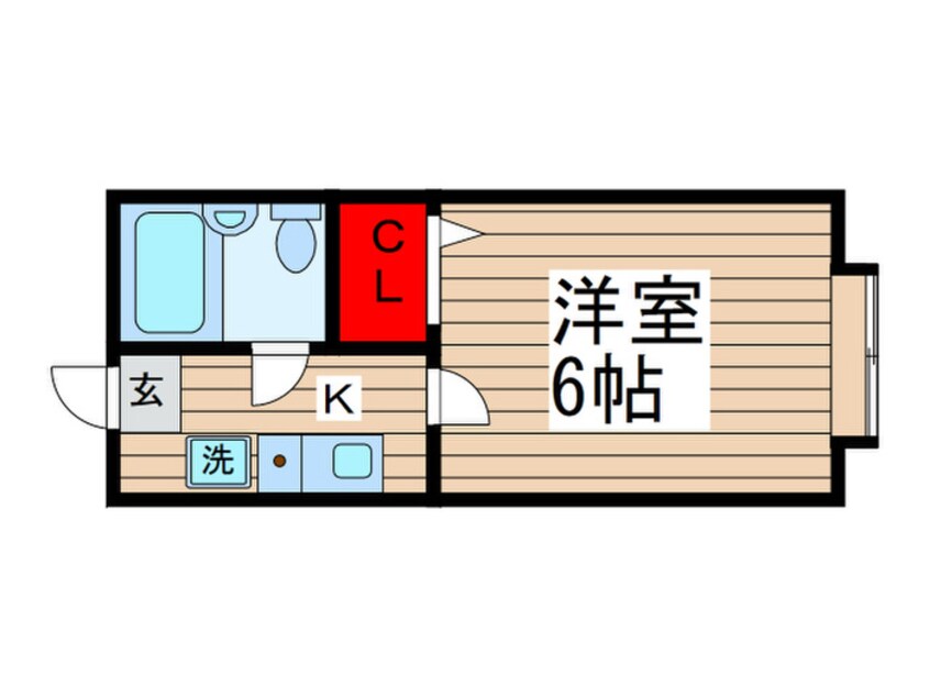 間取図 キャピタル北小金