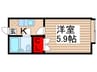 キャピタル北小金 1Kの間取り