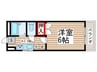 ハイツエスポワ－ル 1Kの間取り