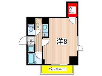 間取図 ル－ブル清澄白河弐番館(604)