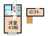 シャンテ池袋本町 1Kの間取り