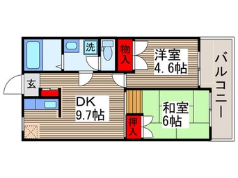 間取図 ヴィラコ－ト２