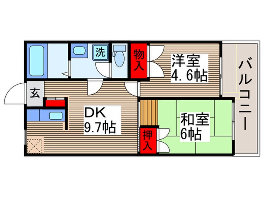 間取図 ヴィラコ－ト２