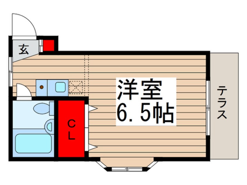 間取図 クレエ三山