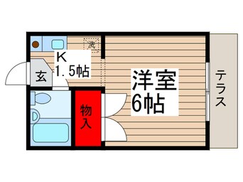 間取図 クレエ三山