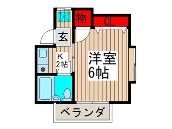 間取図 ハウスかほる（２Ｆ）