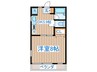 ＰＨ 1DKの間取り