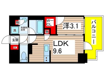 間取図 オーパスレジデンス千葉駅前