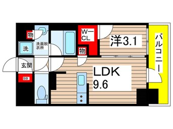 間取図 オーパスレジデンス千葉駅前