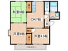 メゾンタカ 3DKの間取り