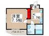 カーサＮＥＫＯ 1Kの間取り