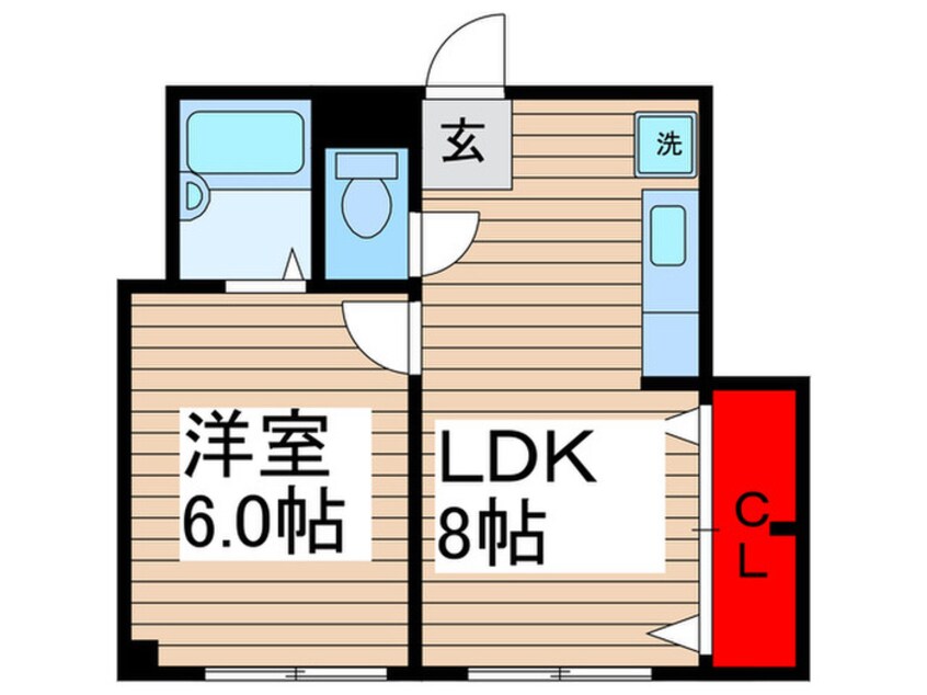 間取図 白十字ビル