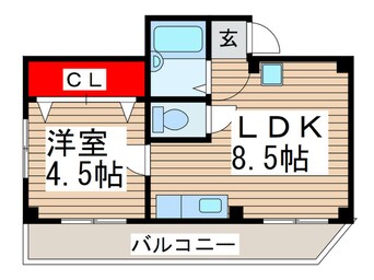 間取図 白十字ビル