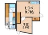 LSPACE東中野 1LDKの間取り