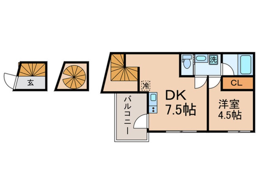 間取図 LESPACE