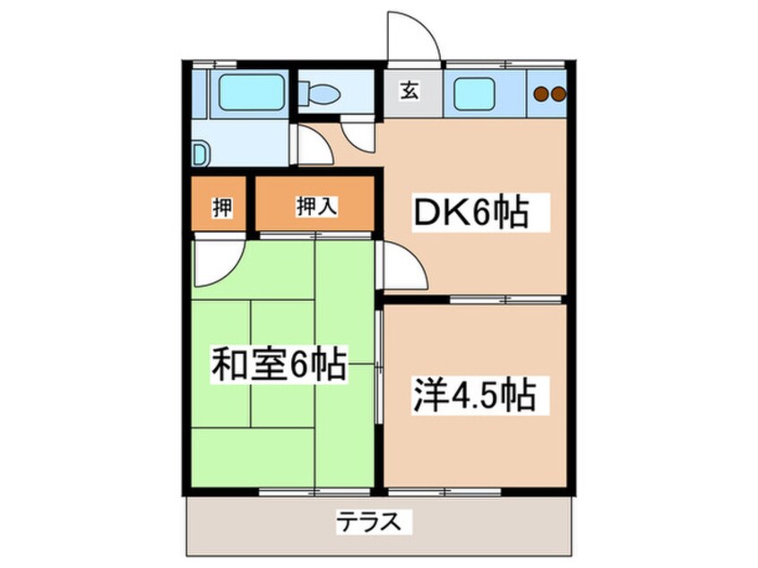 間取図 ルミネ高橋