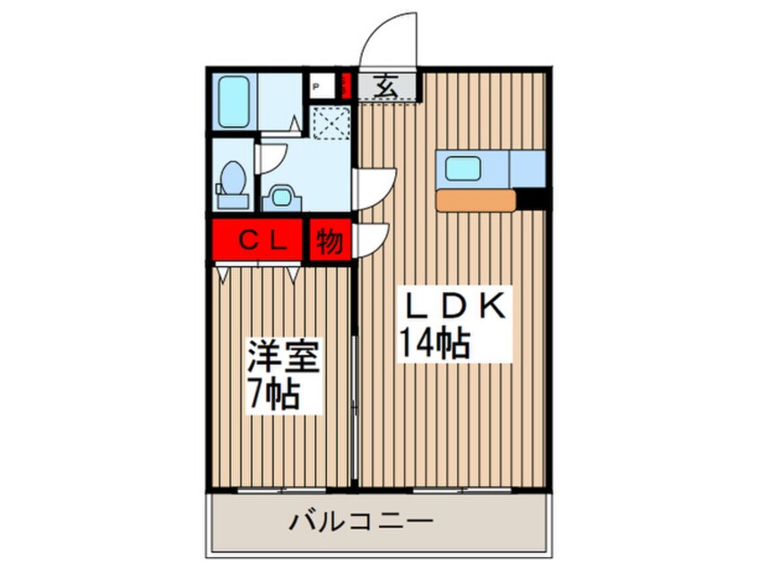 間取図 アム－ルＭｉｍｕｒａ