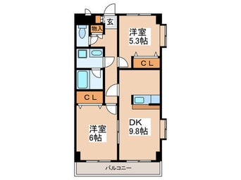 間取図 ヴァンベ－ルＳ