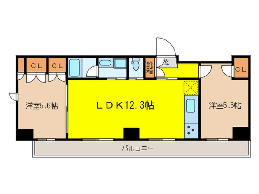 間取図 ザ・パークハビオ巣鴨