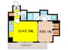 ザ・パークハビオ巣鴨 1DKの間取り