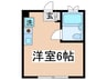 カトレアヒルズ国領 1Rの間取り