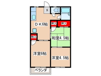 間取図 ドミ－ルタカハシ