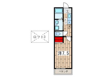 間取図 メゾンときわ堀ノ内