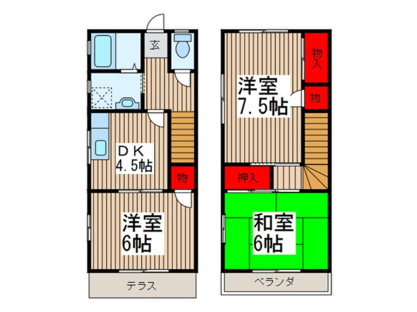 間取図 メゾンタカハシ