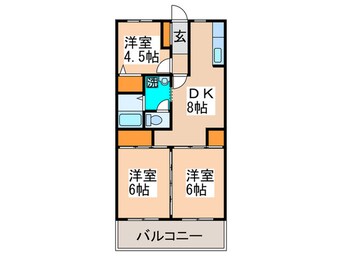 間取図 スカイヒル鷺沼