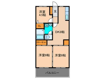 間取図 スカイヒル鷺沼