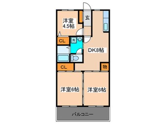 間取図 スカイヒル鷺沼