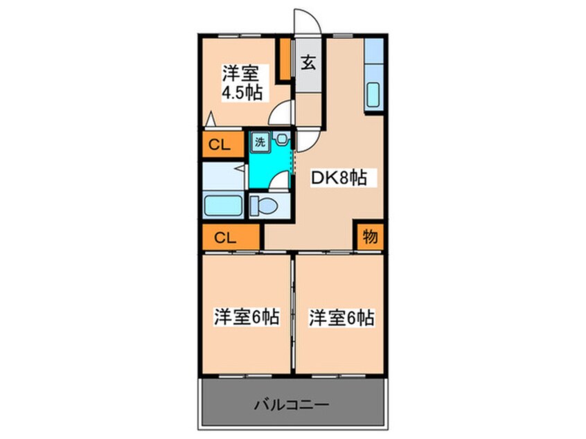 間取図 スカイヒル鷺沼