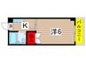 カ－ザ・フェリ－チェ(２・３Ｆ) 1Kの間取り