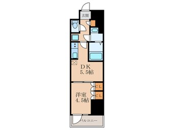 間取図 レジディア中目黒Ⅲ