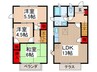 石橋ホ－ムタウン 3LDKの間取り