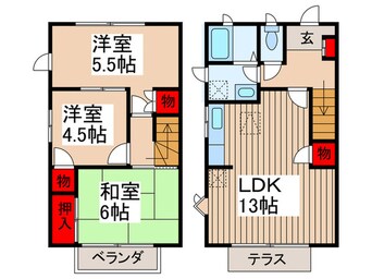 間取図 石橋ホ－ムタウン