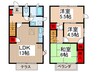 石橋ホ－ムタウン 3LDKの間取り