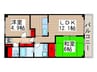 エスポワールメゾンちはら 2LDKの間取り