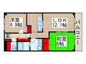 エスポワールメゾンちはらの間取図