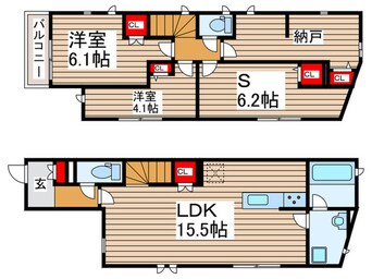 間取図 Ｋｏｌｅｔ豊四季♯０４