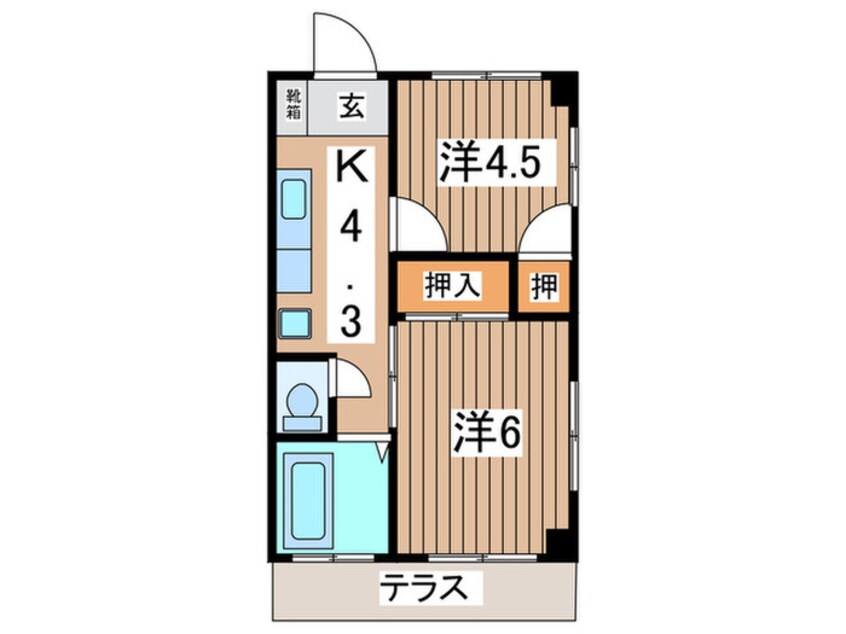 間取図 第一岸マンション