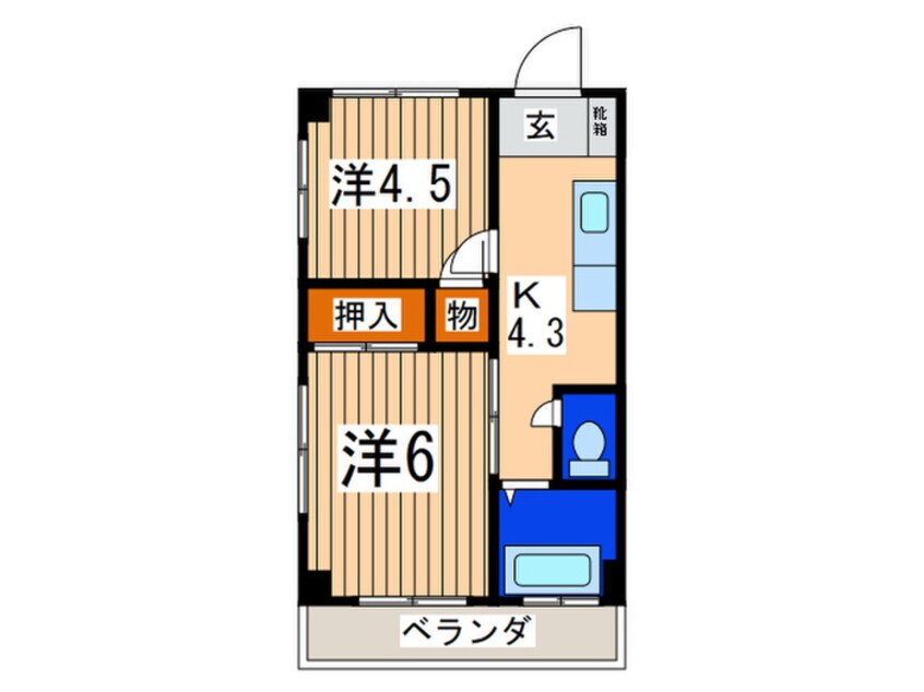 間取図 第一岸マンション